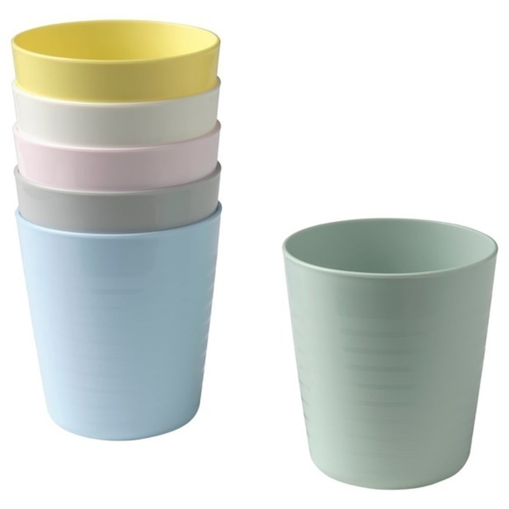 6-pack KALAS
Tumbler, mixed colors, cups, kid safe fr IKEA